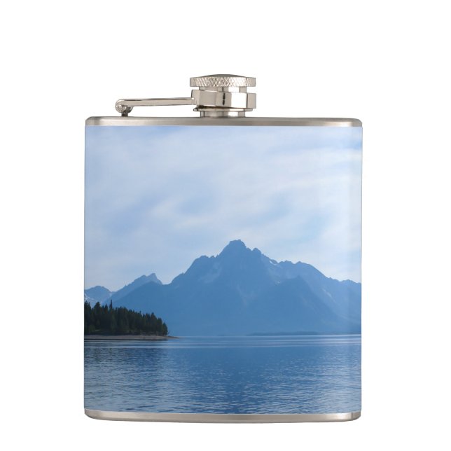 Teton-Schönheit Flachmann (Vorderseite)