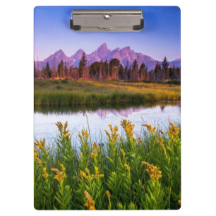Teton Sonnenaufgang Klemmbrett