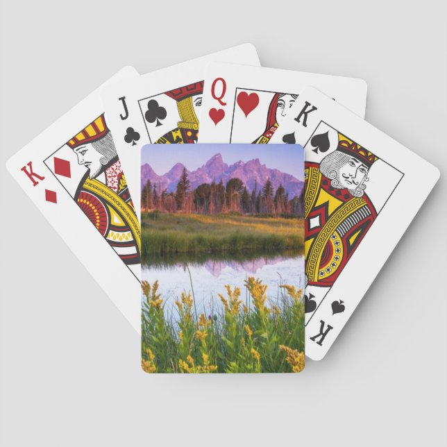Teton Sonnenaufgang Spielkarten (Rückseite)