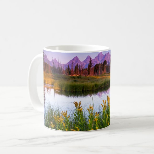 Teton Sunrise Kaffeetasse (Vorderseite Links)