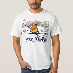 Teton Village Wyoming ski value tee