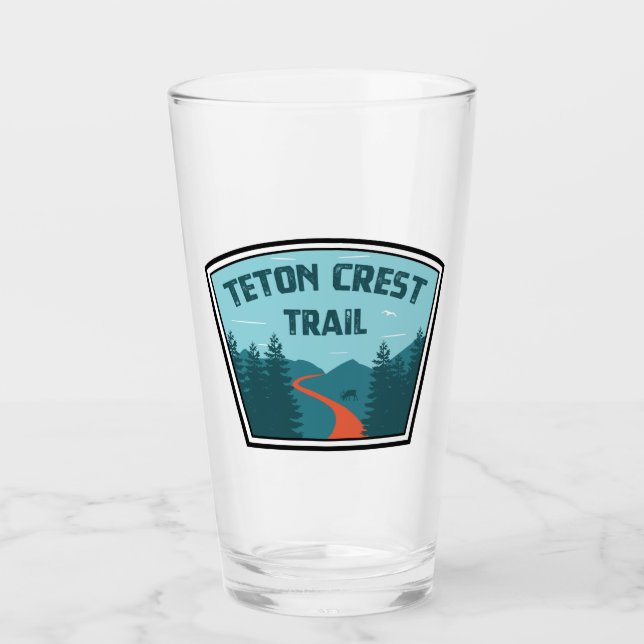 Teton Wappen Trail Glas (Vorderseite)