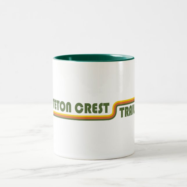 Teton Wappen Trail Zweifarbige Tasse (Mittel)