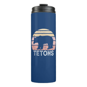 Tetons Retro Bär Thermosbecher