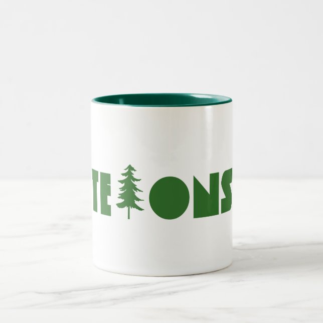 Tetons Zweifarbige Tasse (Mittel)