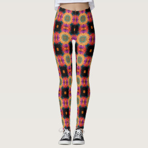 Tetra Color Wild Pattern Leggings
