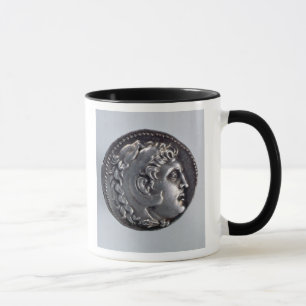 Tetradrachma, das Alexander der Große darstellt Tasse