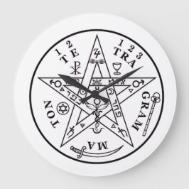 Tetragrammaton Große Wanduhr