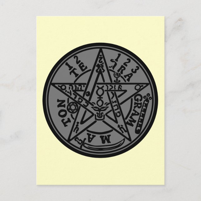 TETRAGRAMMATON POSTKARTE (Vorderseite)