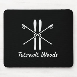 Tetrault Woods Skifahren Skifahrer Nordic Alpine U Mousepad