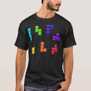 Tetriminos mit Gesichtern T-Shirt