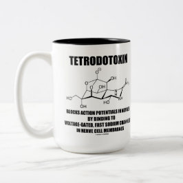 Tetrodotoxin blockiert Aktionspotenziale in den Zweifarbige Tasse