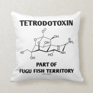 Tetrodotoxin-Teil des Fugu Fisch-Gebiets Kissen