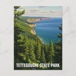 Tettegouche Staat Park Minnesota Postkarte