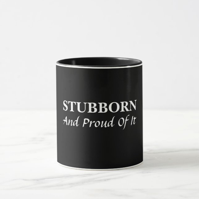Têtu et fier de lui Mug (Centre)