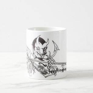 Teufel, der die Geige spielt Kaffeetasse
