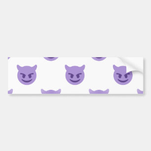 Teufel Emoji Autoaufkleber