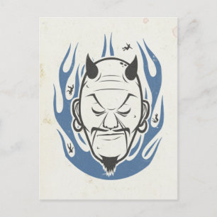 Teufel Head Postkarte