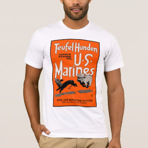 Teufel Hunden, Teufel-Hunderekrutierungs-Station T-Shirt