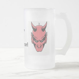 Teufel-Kopf, Teufel-Kopf, Satanis aRepublican! Mattglas Bierglas