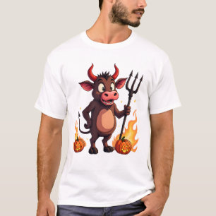 Teufel Kuh Unfug T-Shirt