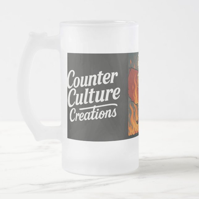 Teufel Mattglas Bierglas (Links)