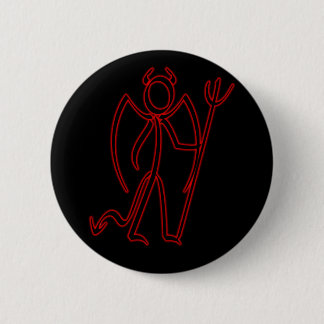 Teufel - Stickman Knopf Button