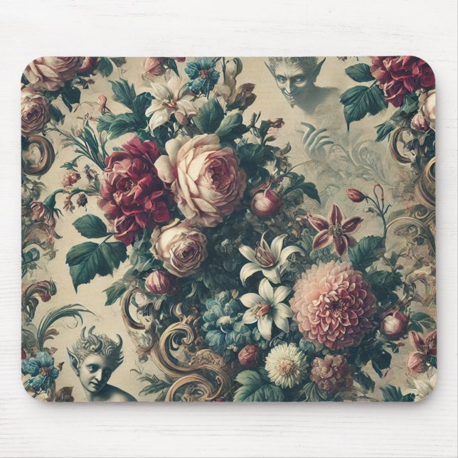 Teufel von Dandy - Gotisch Viktorianisch Mousepad (Vorne)