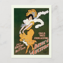 "Teufelsauktion" Vintages Theater Postkarte