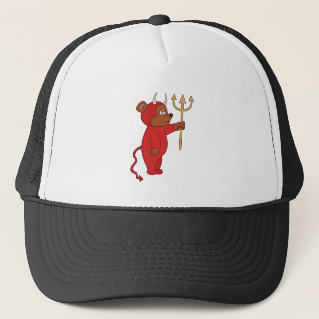 Teufelsbär Truckerkappe (Vorderseite)