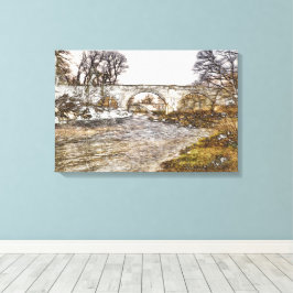 Teufelsbrücke Kirkby Lonsdale Kunstprint Leinwanddruck