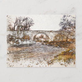 Teufelsbrücke Kirkby Lonsdale Kunstprint Postkarte