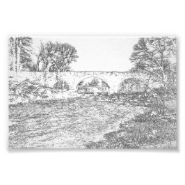 Teufelsbrücke und Stanley Bridge Kirkby Lonsdale Fotodruck