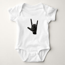 Teufelshornhand Baby Strampler