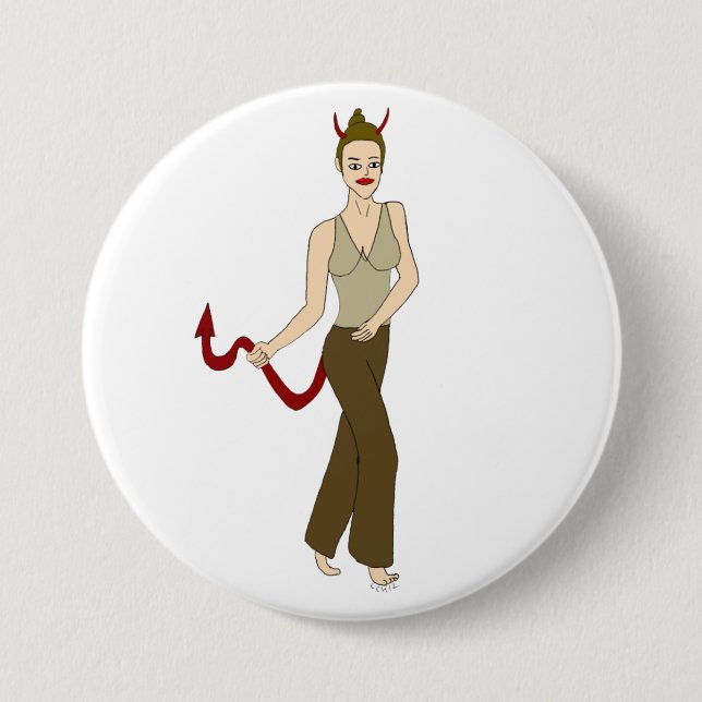 Teufelskerl Button (Vorderseite)