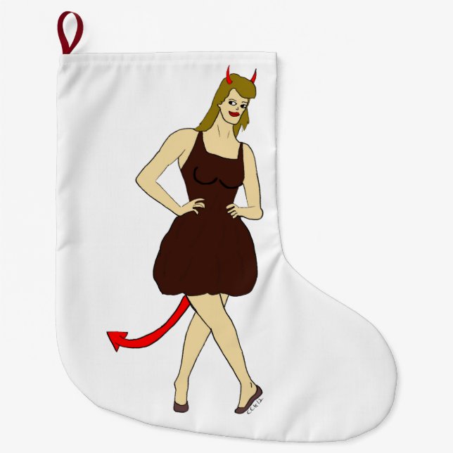 Teufelskerl Großer Weihnachtsstrumpf (Vorderseite)
