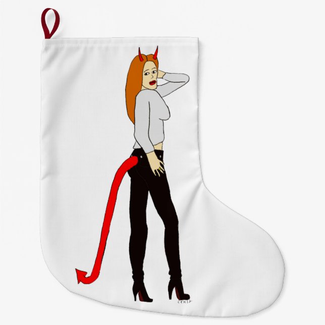 Teufelskerl Großer Weihnachtsstrumpf (Vorderseite)