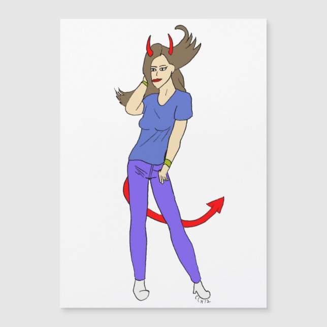 Teufelskerl Magnetkarte (Vorderseite)