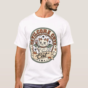Teufelskern Süße Katze Teufelskern Süße Katze Vint T-Shirt
