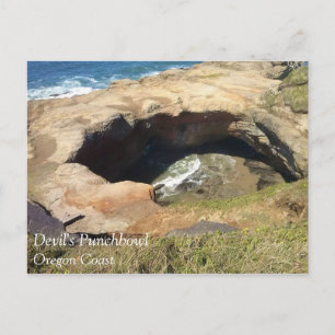 Teufelskreis, Oregon-Küste Postkarte