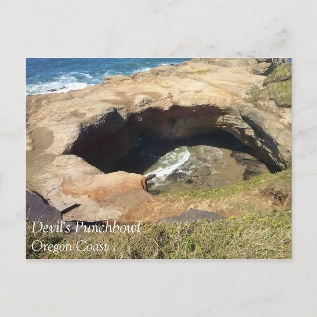 Teufelskreis, Oregon-Küste Postkarte (Vorderseite)