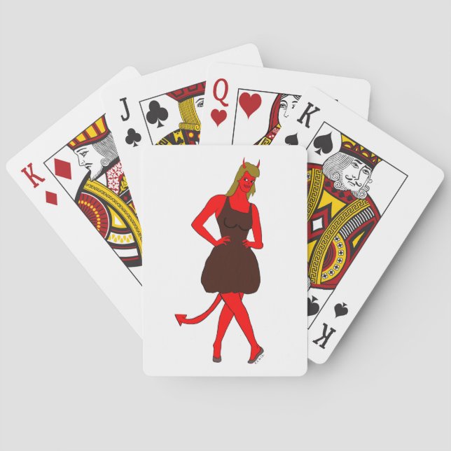 Teufelsmädchen     spielkarten (Rückseite)
