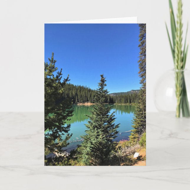 Teufelssee, Oregon Karte (Vorderseite)