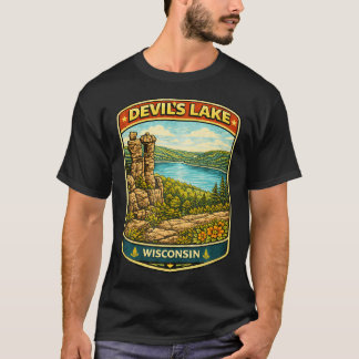 Teufelssee-Staatspark Wisconsin Wandern Familie T-Shirt