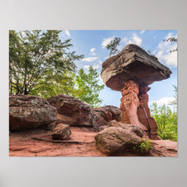 Teufelstisch Hinterweidenthal Pfalz Deutschland Ge Poster