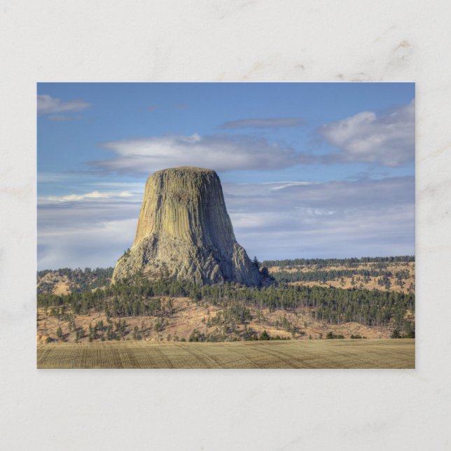 Teufelsturm National Monument Postkarte (Vorderseite)