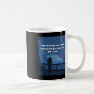 Teures Pond Hockey Outdoor-Eislaufbahn-Shirt für H Kaffeetasse