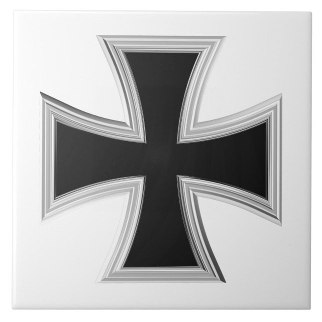 Teutonenkreuz Fliese (Vorderseite)