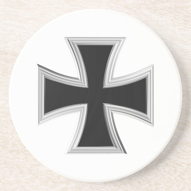 Teutonenkreuz Getränkeuntersetzer (Vorne)
