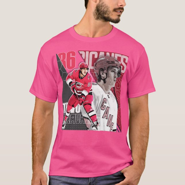 Teuvo Teravainen Hockey Shirt Tapestry (Vorderseite)